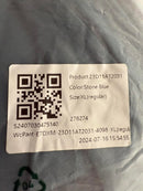 NWT Halara Breezeful High Waist Shirred Flowy Palazzo Casual Pants Stone Blue XL