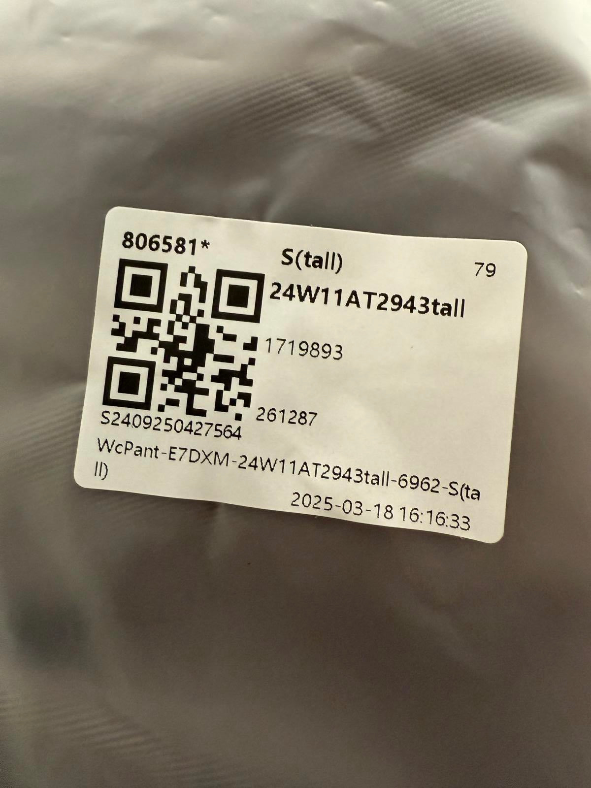 NWT Halara Flex High Waist Body Sculpt Waist-Slimming Work Pants Gray Small Tall