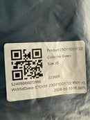 NWT Halara SoftlyZero Airy Crossover Ruched Lace Up Bodycon Dress Ink Green XS