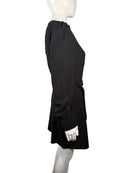 The Kooples Black Wrap Dress US Size Small, FR 1 NWT