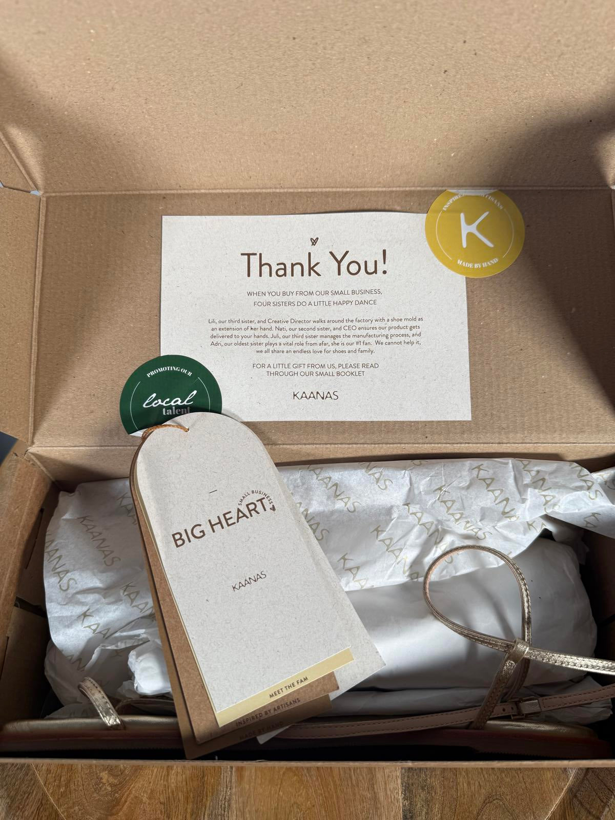 Kaanas Alayta Sandal Gold Size 11 NIB