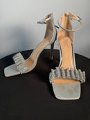 Jewel by Badgley Ridley Bejeweled Strap Stiletto Heel SIZE 8.5