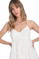 Lulus Radiate Elegance Ivory Floral Tulle Midi Dress - L NWT