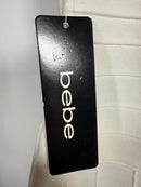 NWT Bebe Bandage Square neck White Mini Dress Size M