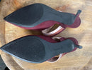 Bandolino Womens Faux Suede Striped Slide Size 7 NWB
