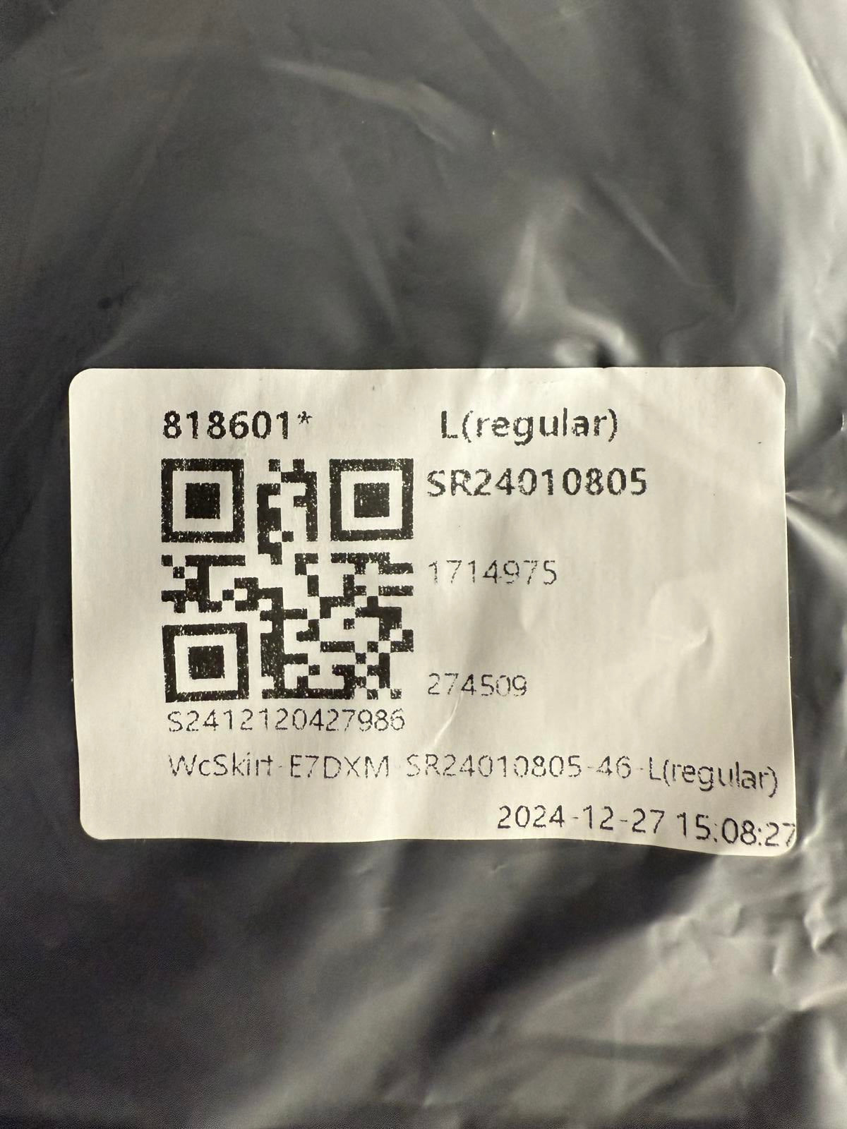 NWT Halara High Waisted Bodycon Work Pencil Skirt Black L