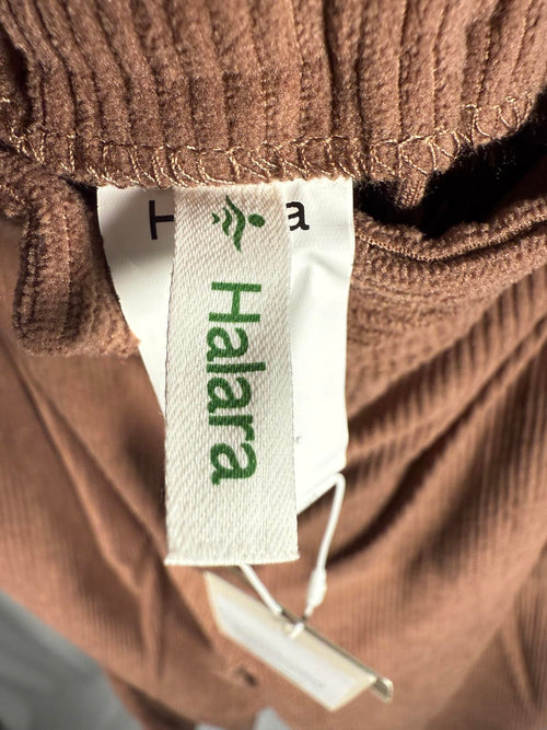 NWT Halara High Waisted Corduroy Casual Pants Acorn - Size XL