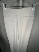 NWT Halara High Waist Button Multiple Pockets Strght Leg Casual Pants White- XS