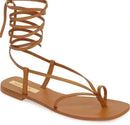 Kaanas Paloma Wrap Sandal Brown Size 9 new in box