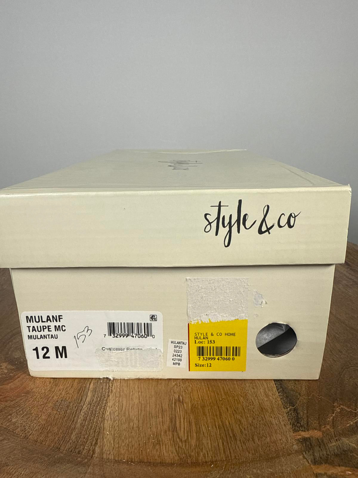 Style & Co Women's Mulan Wedge Open-Toe Sandals Size 12 NWB