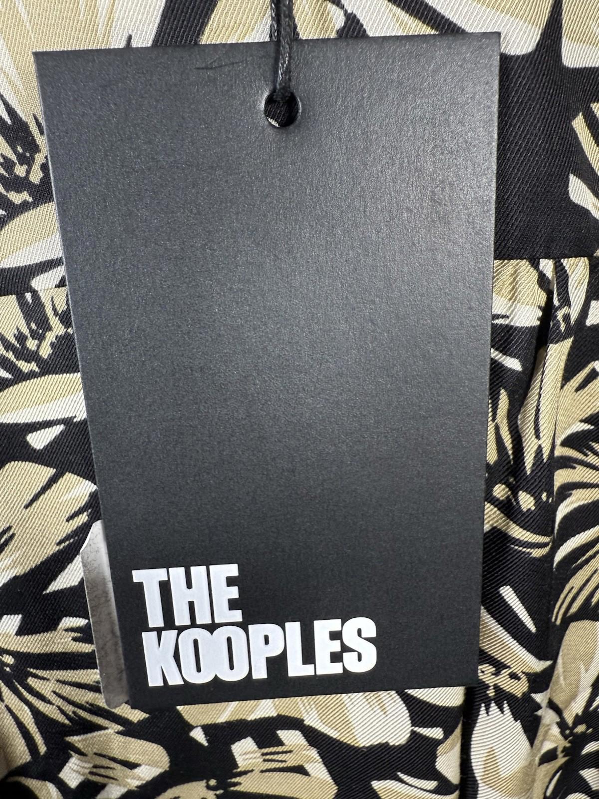NWT The Kooples Twill Flowers Dress (French Size 2) $365 MRSP