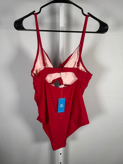 NWT Cupshe Ruching Cutout One Piece Swimsuit Size M