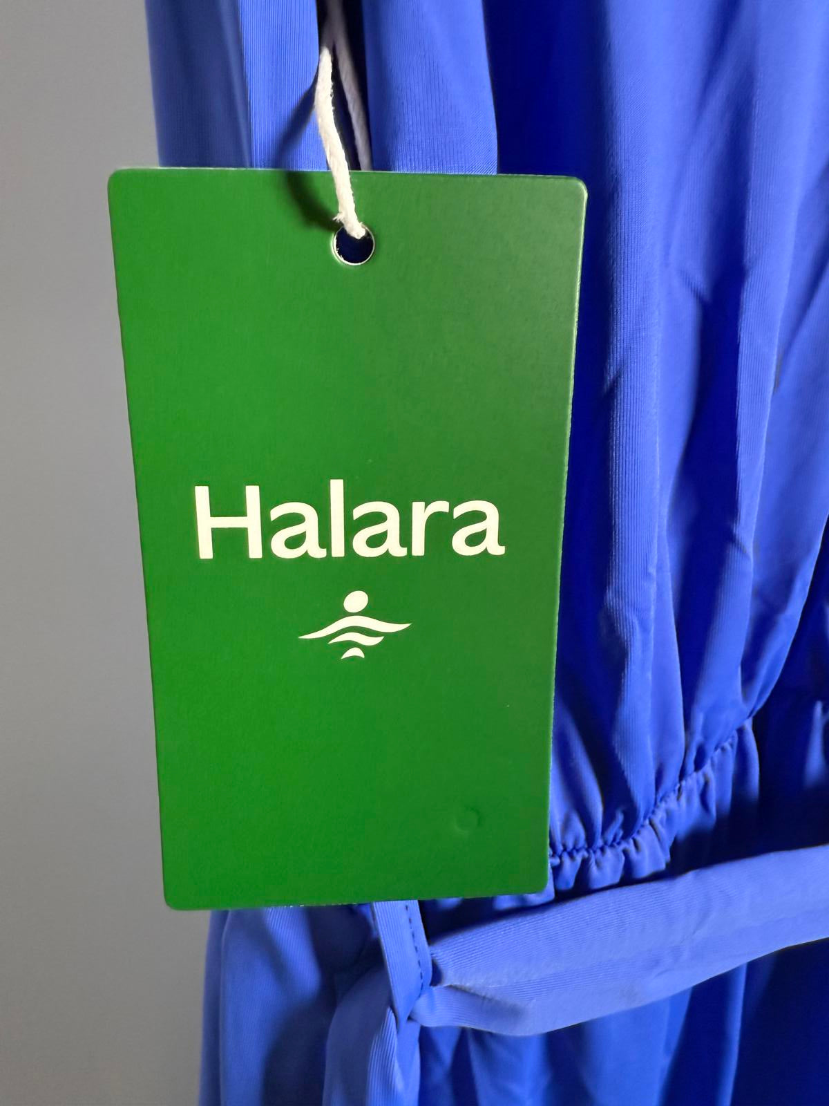 NWT Halara Sleeveless Tie Back Belted Pocket Cool Touch Jumpsuit-UPF50+ Size M