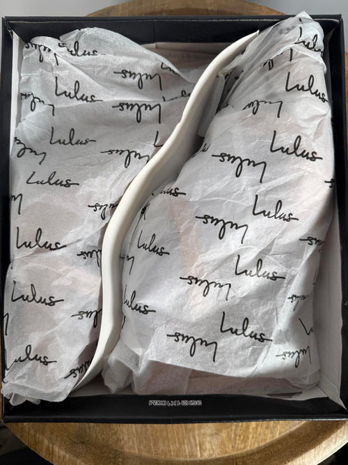 Lulus Fausee Light Nude Patent Square Toe Platform Slide Sandals - 11 NWB