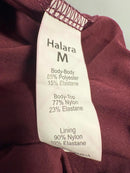 NWT Halara Breezeful High Low 2 Piece Pocket Flowy Midi Casual Dress Amaranth -M