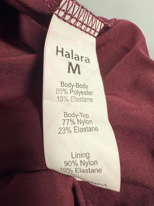 NWT Halara Breezeful High Low 2 Piece Pocket Flowy Midi Casual Dress Amaranth -M