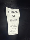 NWT Halara Black Mini Dress Halter Back Size Medium