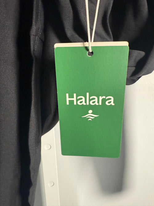 NWT Halara Round Neck Long Sleeve Casual Tunic Top Black L