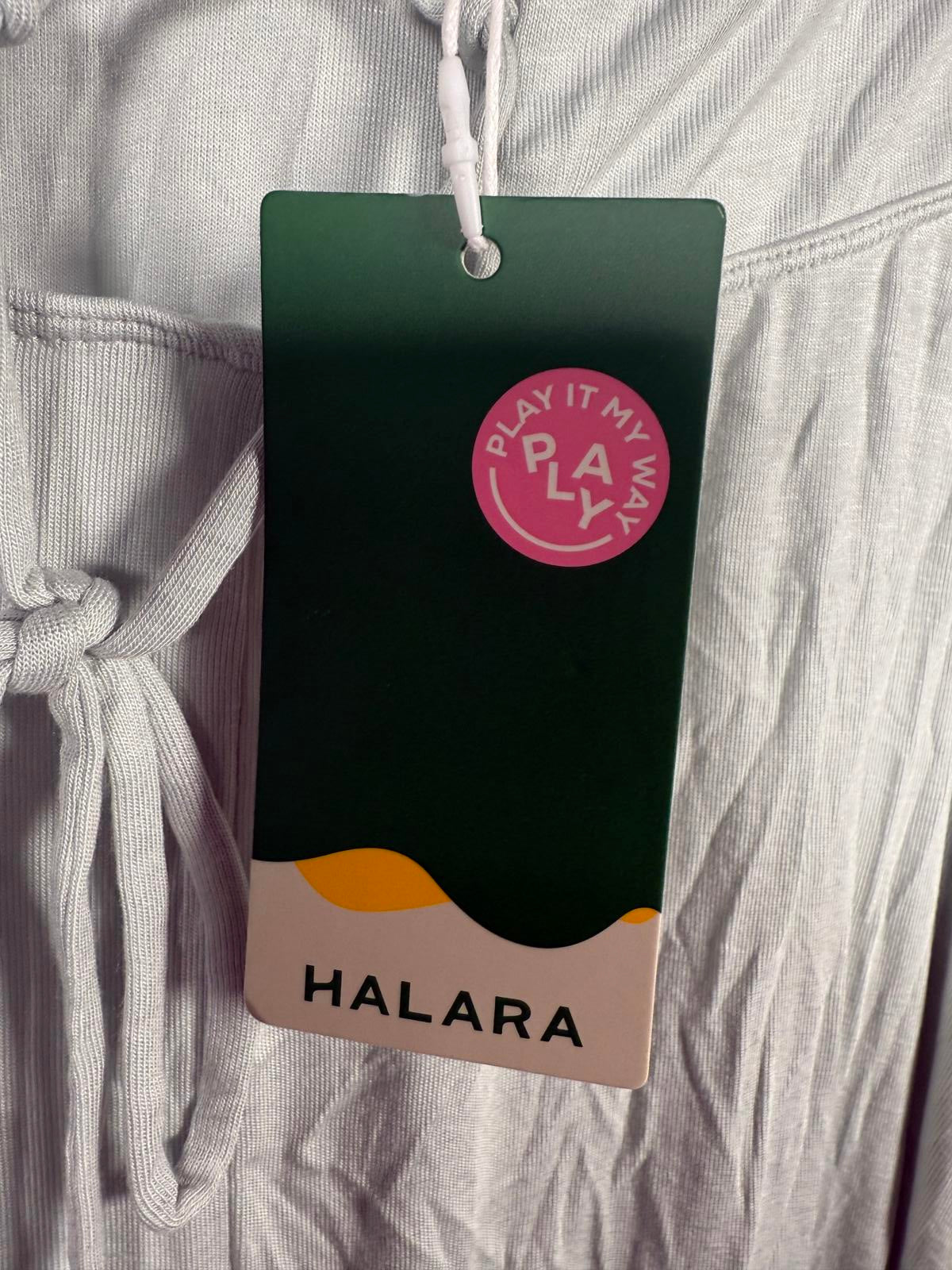 NWT Halara Ribbed Cowl Neck Lace Up Midi Dress Size M