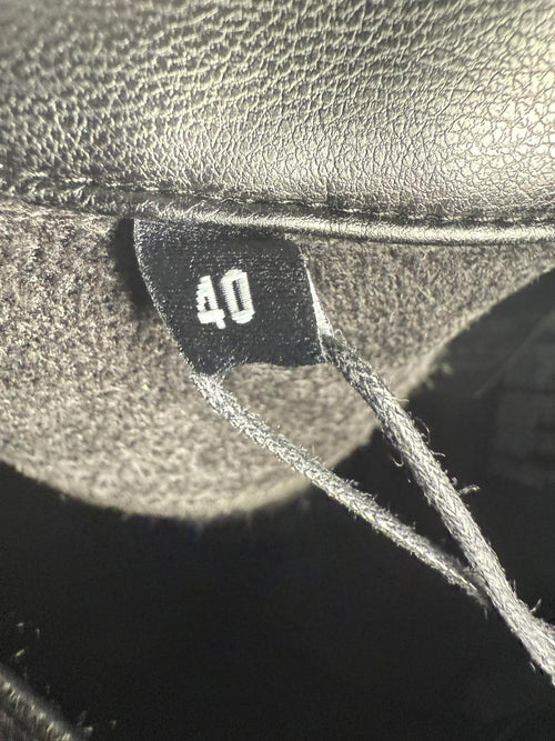 NWT The Kooples Black Leather Pants Size 40