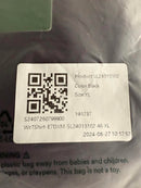 NWT Halara boat neck black baby tee cropped - XL