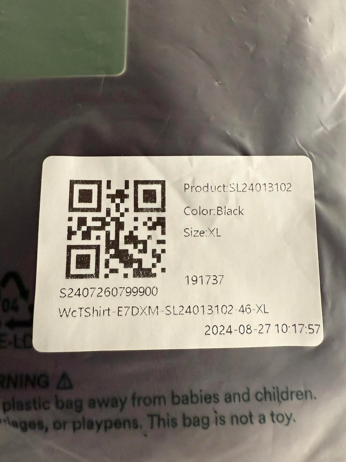 NWT Halara boat neck black baby tee cropped Size XL