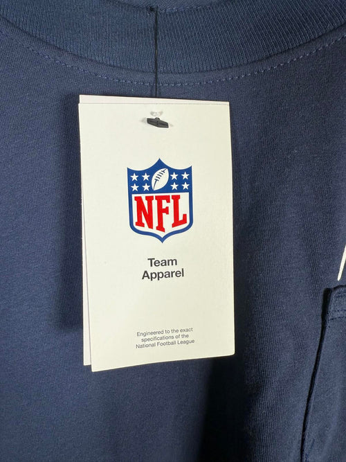 NWT Nike Women's New England Patriots Pocket T-Shirt, Navy Size XXL