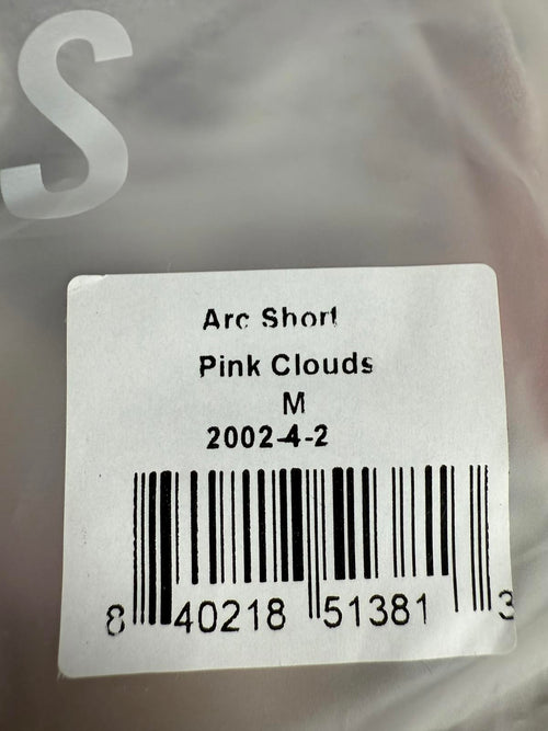 NWT Fourlaps Arc Short Pink Clouds Size M