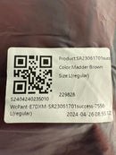 NWT Halara High Waisted Pocket Shirred Straight Leg Work Pant Madder Brown Large