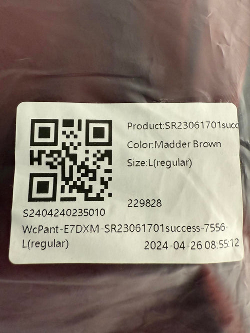 NWT Halara High Waisted Pocket Shirred Straight Leg Work Pant Madder Brown Large