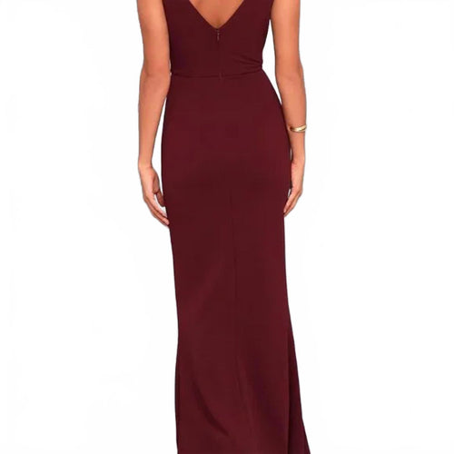 NWT Lulus Melora Plum Purple Sleeveless Maxi Dress