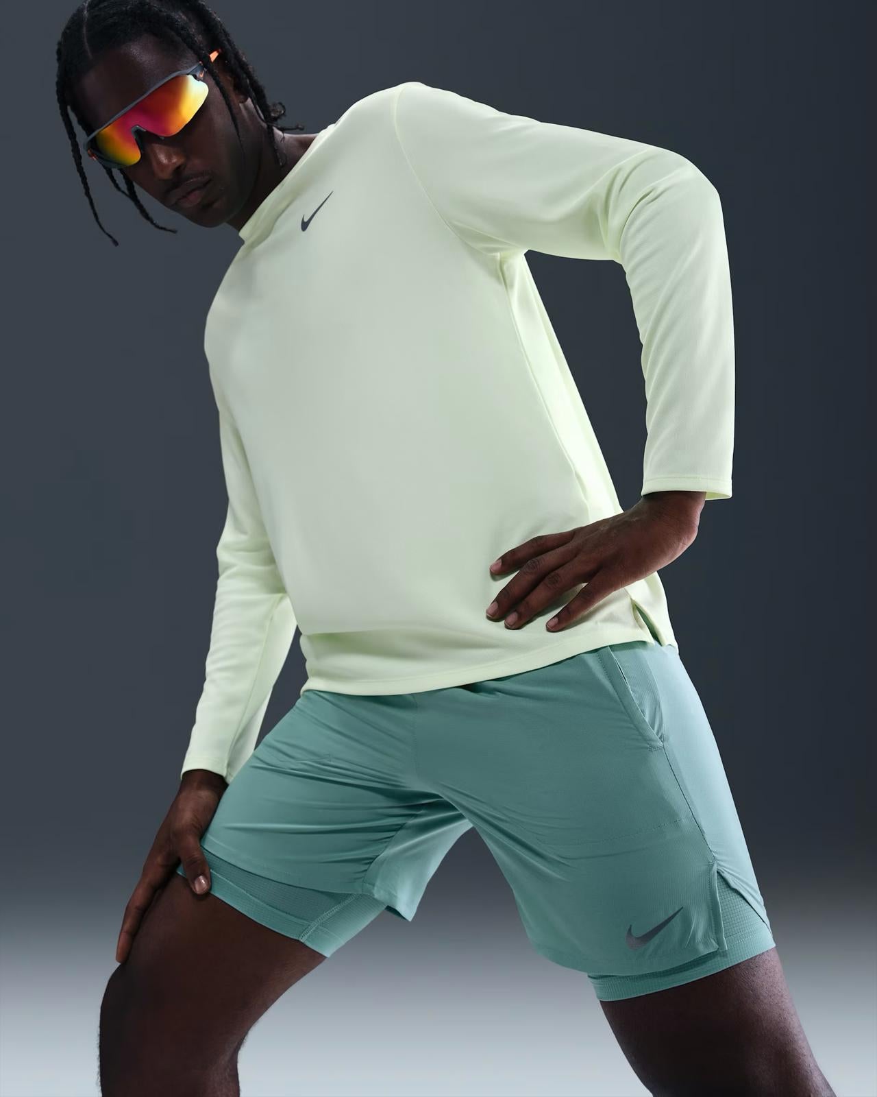 NWT Nike Stride Men's Dri-FIT 7" 2-in-1 Running Shorts Size XXL