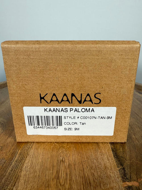 Kaanas Paloma Wrap Sandal Brown Size 9 new in box
