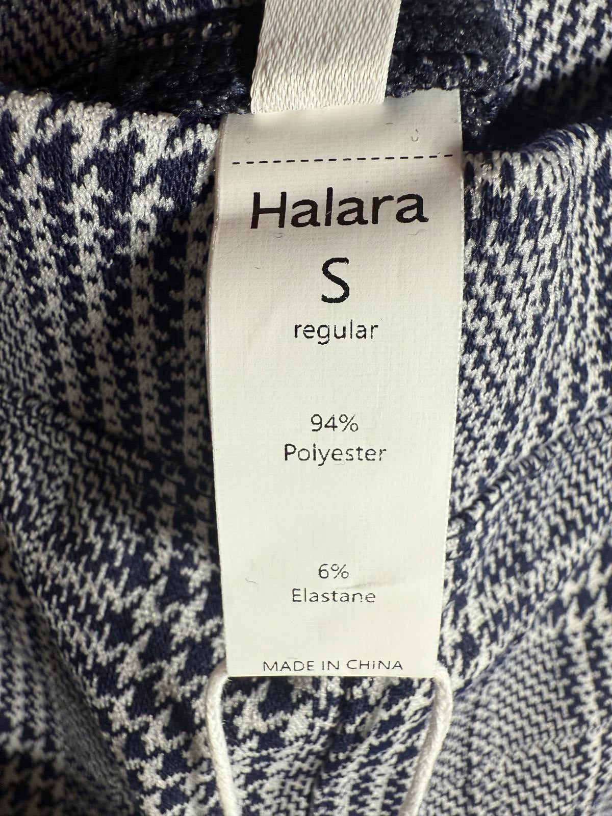 NWT Halara Flex™ High Waisted Pocket Houndstooth Plaid Skinny Work Pants Size S