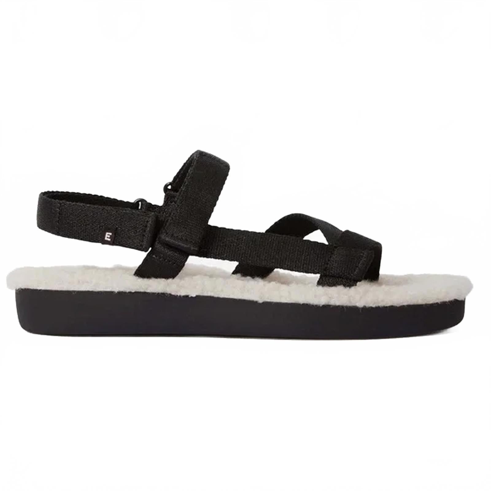 NIB Everlane The Renew Teddy Sport Sandal In Black Size 7