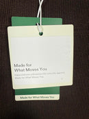 NWT Halara Ribbed High Waisted Bodycon Midi Casual Skirt Chestnut S