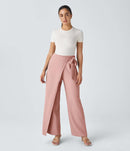 NWT Halara High Waisted Tie Side Wide Leg Work Pants Size Small