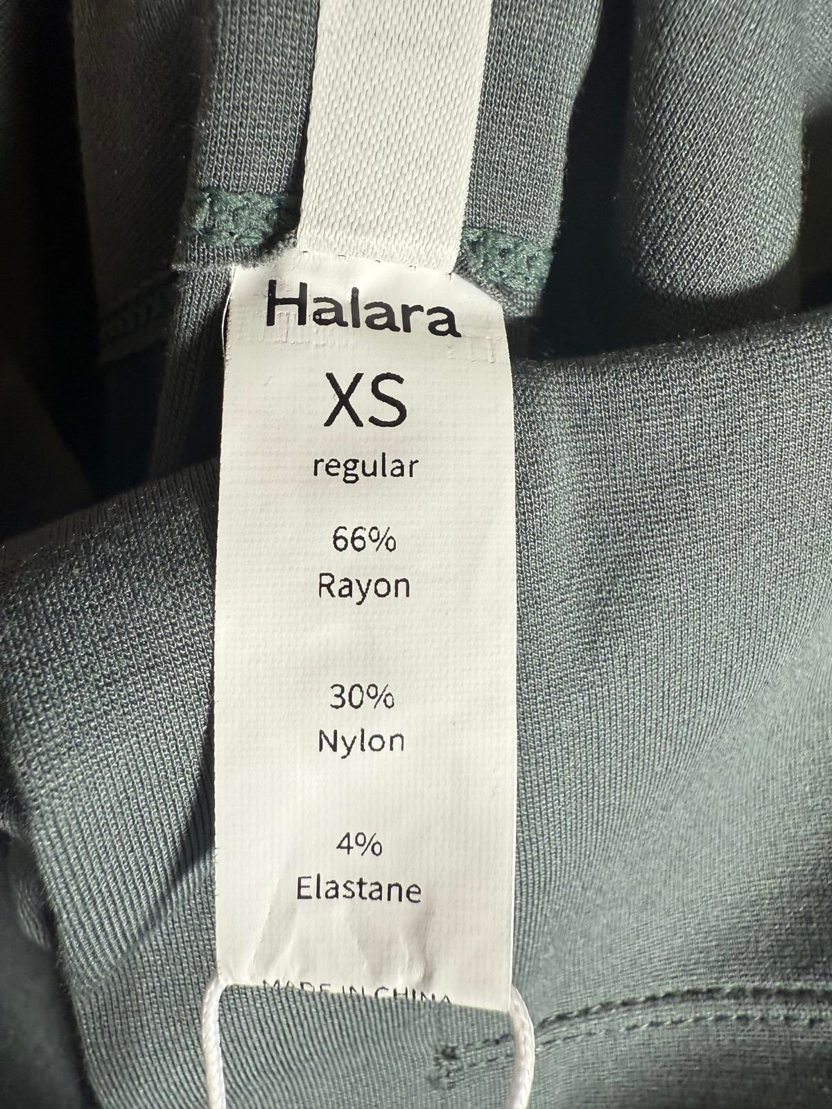 NWT Halara Flex™ High Waisted Back Side Pocket Slight Flare Work Pants XS