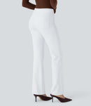 NWT Halara Flex™ Mid Rise Pocket Work White Pants Size Large