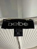 Bebe Rib Square Neck Long Sleeve Dress Size XL NWOT