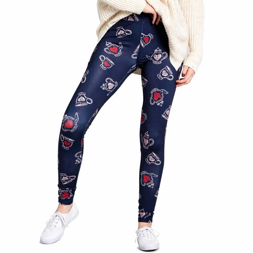 NWT ModCloth Tipsy Elves Teacup Leggings Size Medium