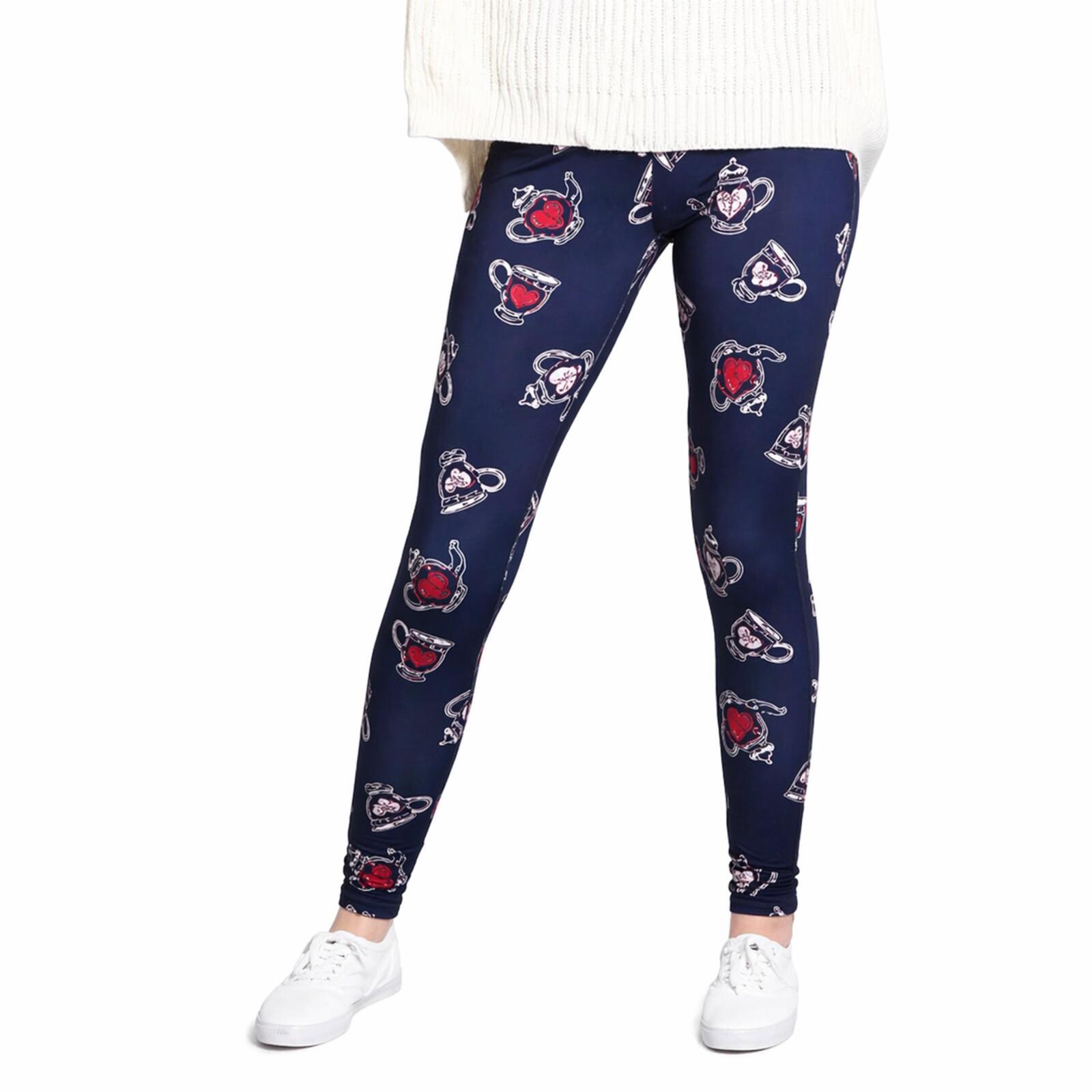 NWT ModCloth Tipsy Elves Teacup Leggings Size Medium