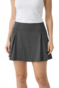 NWT Halara 2-In-1 Black Skirt Skort Built-In Shorts Activewear Gray Size XL