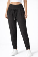 NWT Halara Small Black Sweatpants High Waisted Jogger Lounge Pants Size Small
