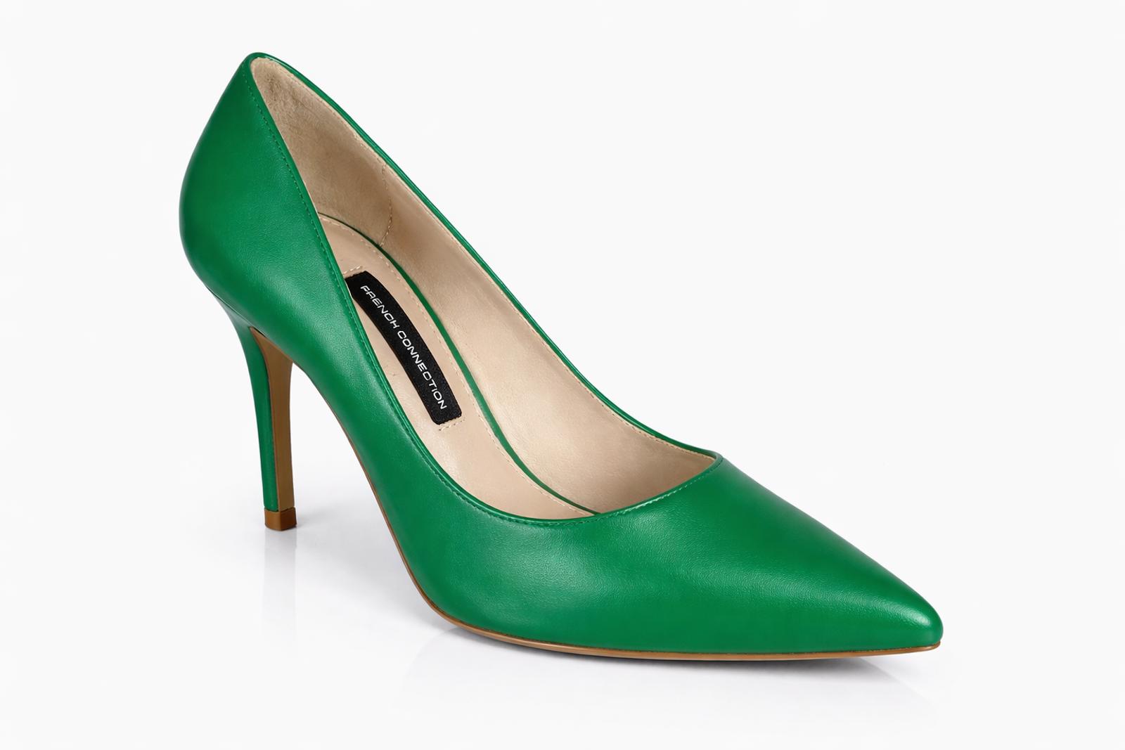 French Connection Womens Sierra Pointed Toe Pumps Green Size 7 NWB