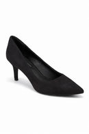French Connection Black Suede Pointed Toe Kitten Heel Pumps Women’s US 8.5 NWB