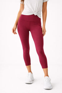 Breezies Women’s Leggings 24” Inseam Stretch Comfort Size Medium