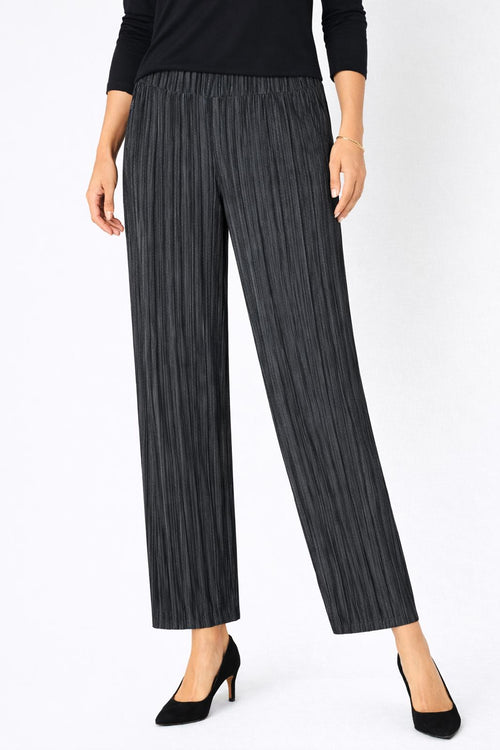 G By Giuliana Black Label Black Pleated Pants Size Medium