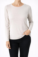 Colleen Lopez Women’s Ivory Long Sleeve Top Medium