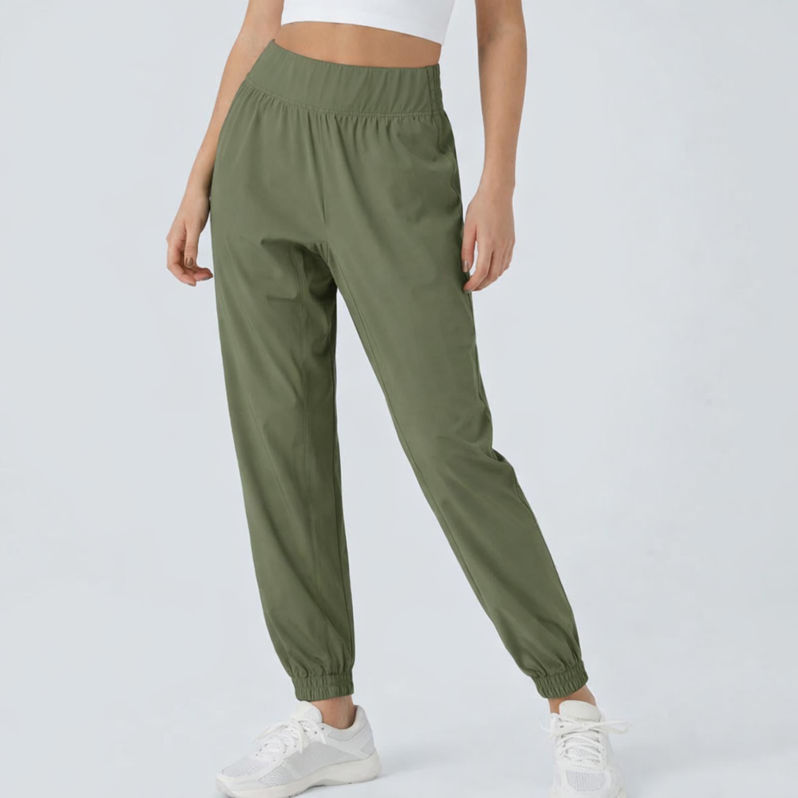 NWT Halara High Waisted Elastic Waistband Hiking Joggers - Small Petite